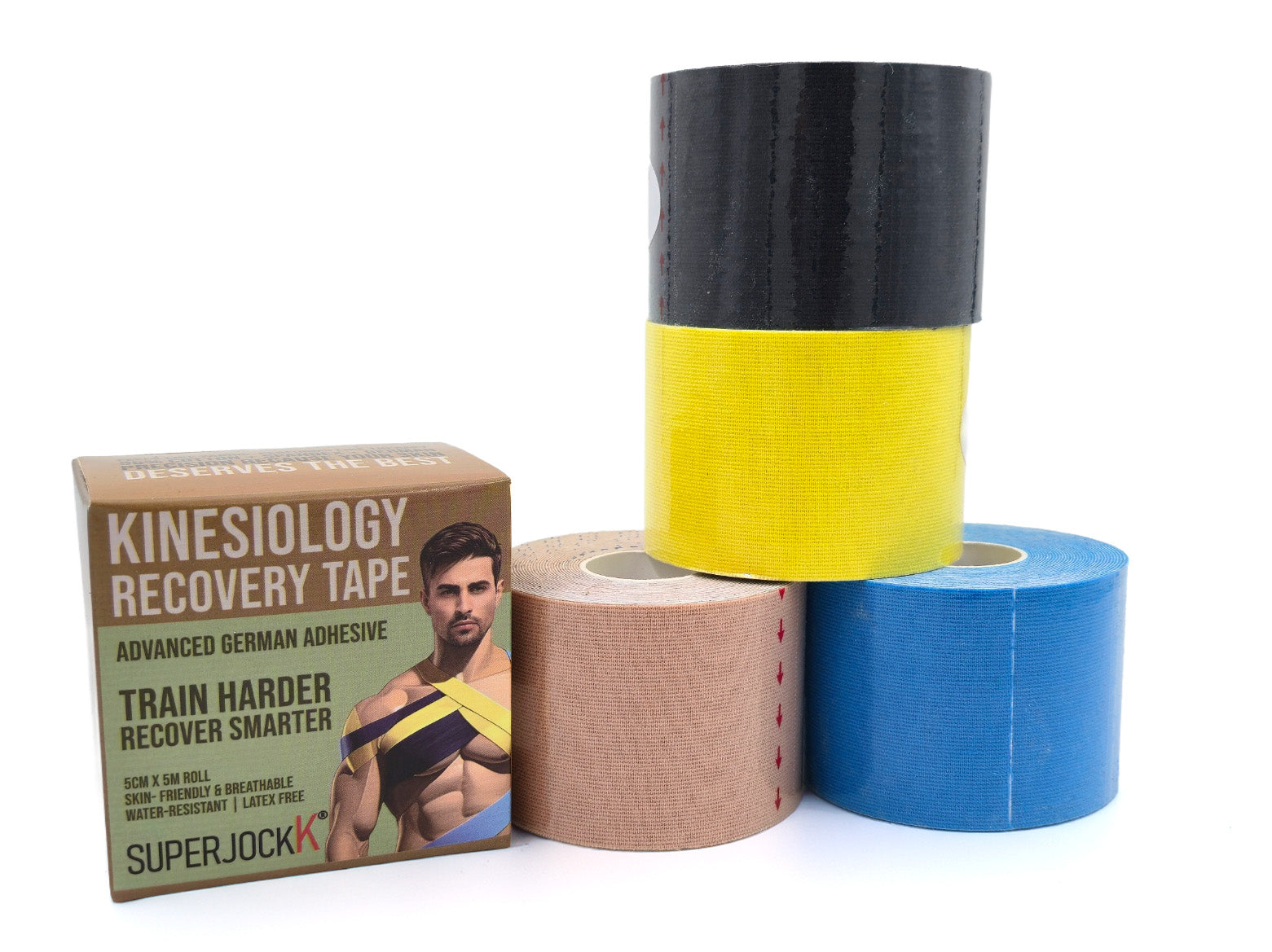Superjockk Kinesiology Recovery Tape